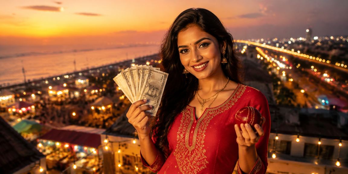 Chennai cricket enthusiast checking live IPL betting odds on a mobile device